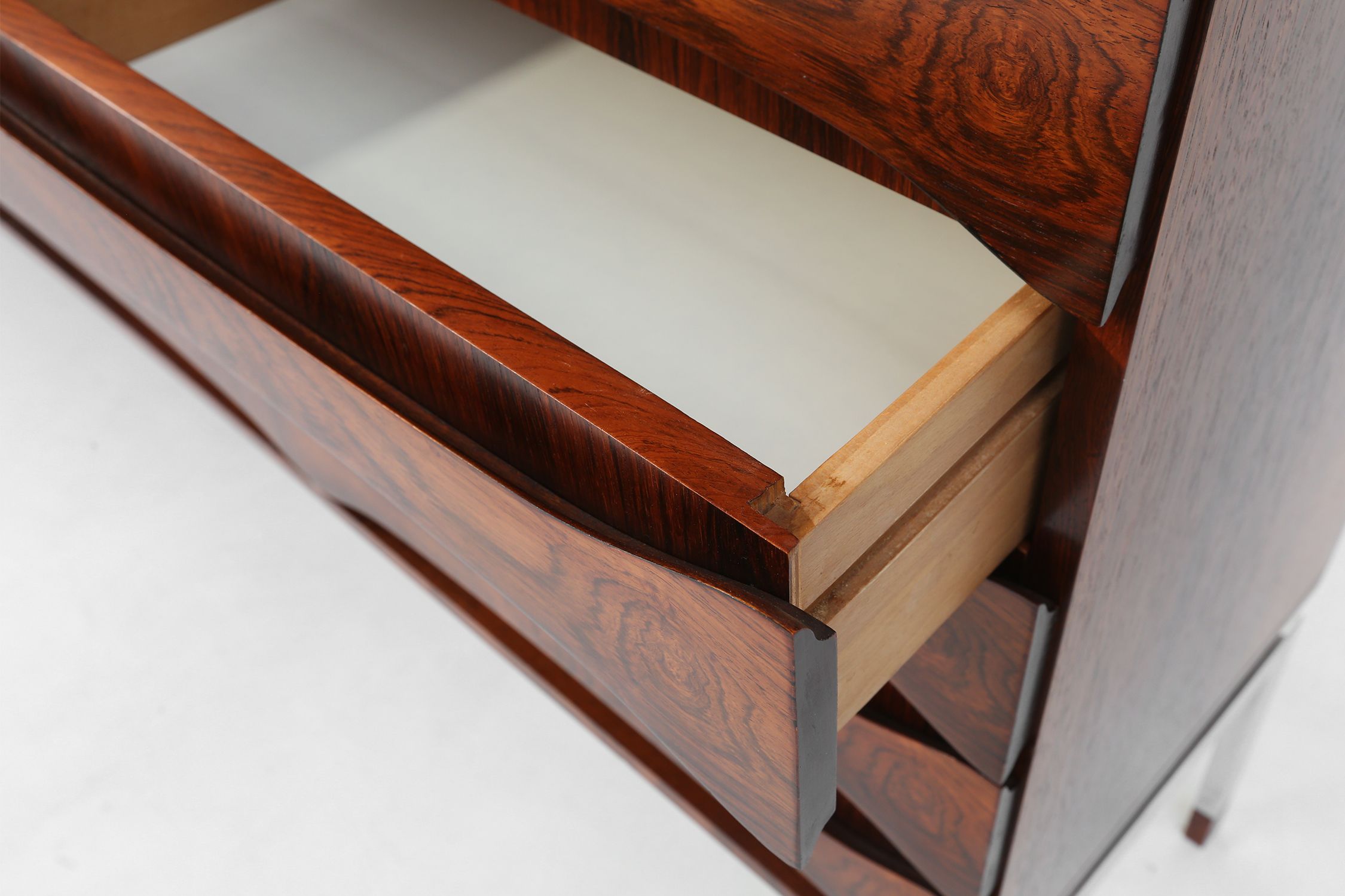 Belgian Mid-Century Rosewood Highboard, 1960s thumbnail